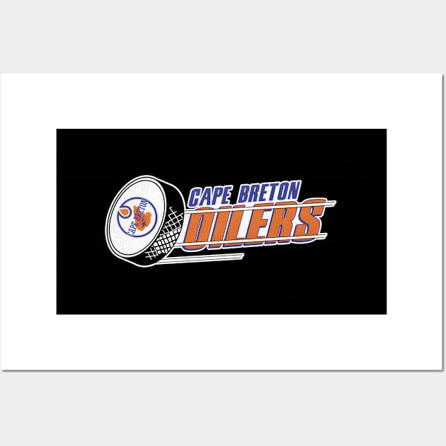 Cape Breton Oilers Hockey Team Wall Art by HypeRamen